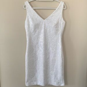 Ralph Lauren White Evening Dress